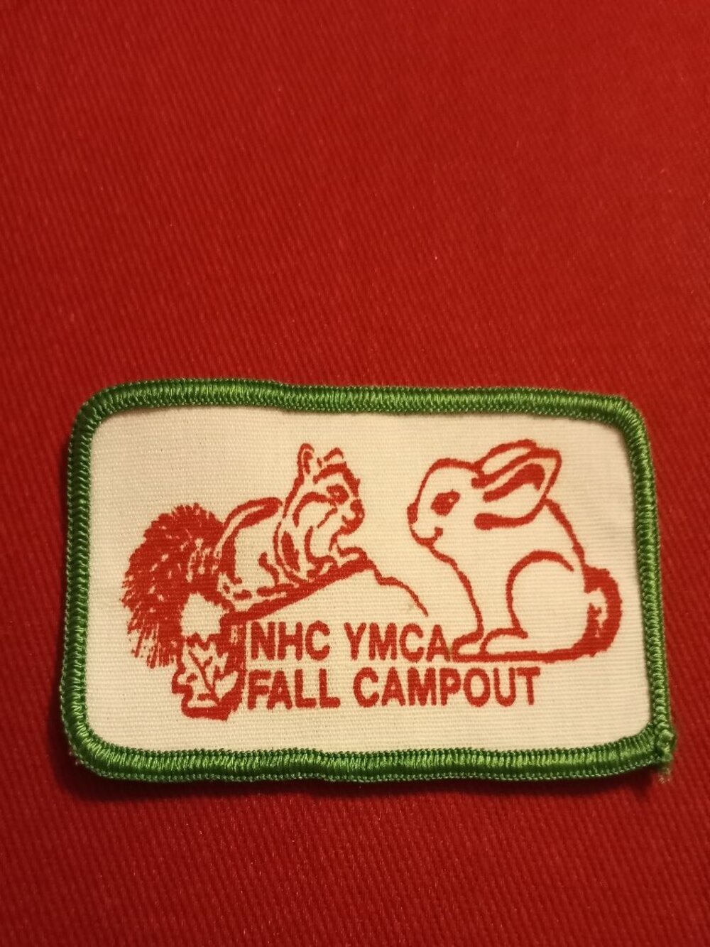 NHC YMCA Fall Campout sew on embroidered patch applique